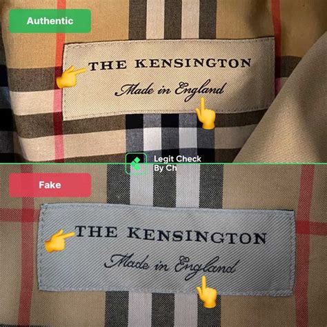 real burberry shirt vs fake|burberry coat authentication check.